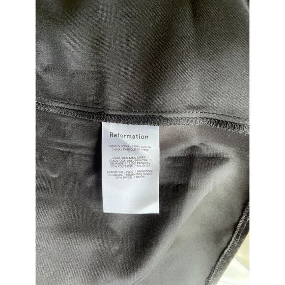 NEW Reformation Willy Maxi Dress White and Black Size 8 - Picture 6 of 7